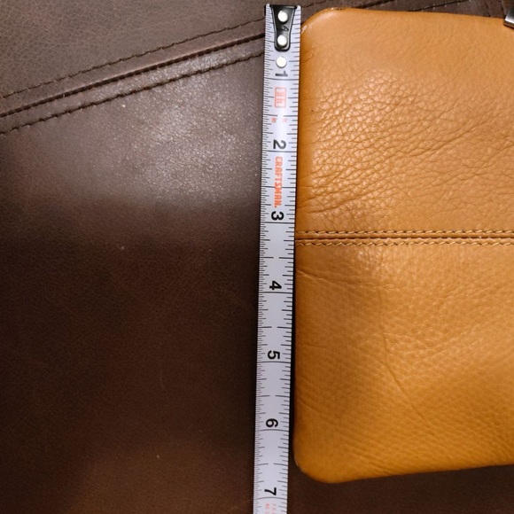 Biacci Leather Crossbody Bag - Picture 3 of 4